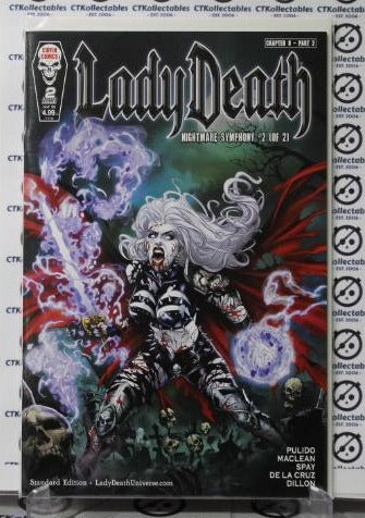 LADY DEATH NIGHTMARE SYMPHONY # 2 VARIANT COVER STANDARD EDITION COFFIN COMICS