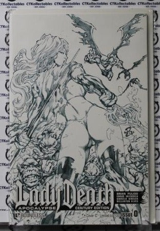 LADY DEATH APOCALYPSE # 0C CENTURY EDITION SKETCH VARIANT COVER LIMITED TO 100