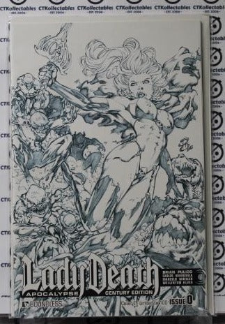 LADY DEATH APOCALYPSE # 0E CENTURY EDITION SKETCH VARIANT COVER LIMITED TO 100