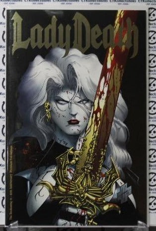 LADY DEATH # 1 REPRINT VARIANT PREMIUM FOIL EDITION 25TH ANNIVERSARY COMIC BOOK 2020