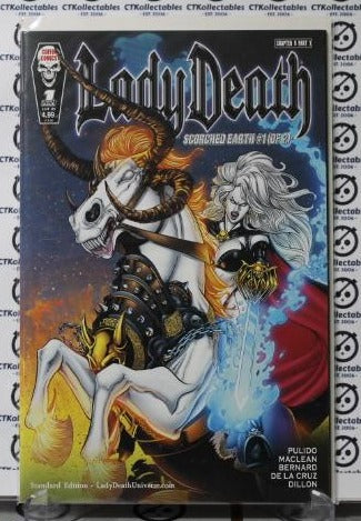 LADY DEATH SCORCHED EARTH # 1 COFFIN COMICS VARIANT STANDARD EDITION COMIC BOOK