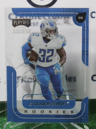 2020 PANINI CHRONICLES PLAYOFF D'ANDRE SWIFT # M-9 ROOKIE NFL DETROIT LIONS GRIDIRON CARD