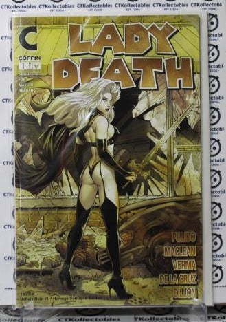 LADY DEATH UNHOLY RUIN # 1 HOMAGE EDITION VARIANT COFFIN COMICS NM 190/300
