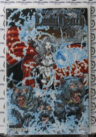 LADY DEATH 10th ANNIVERSARY # 1 VARIANT COVER PLATINUM EDITION COFFIN COMICS