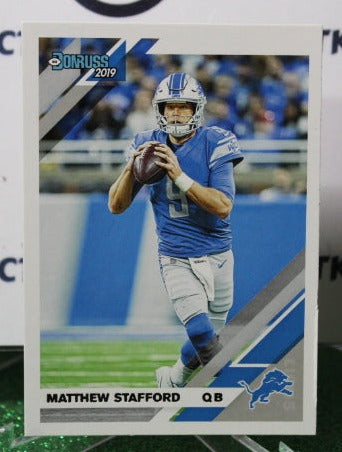 2019 PANINI DONRUSS MATTHEW STAFFORD # 90 NFL DETROIT LIONS GRIDIRON CARD