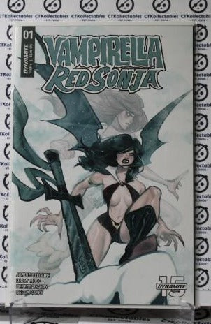 VAMPIRELLA: RED SONJA # 1 VARIANT C COVER DYNAMITE COMICS 2019  NM COMIC BOOK