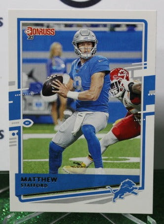 2020 PANINI DONRUSS MATTHEW STAFFORD # 96 NFL DETROIT LIONS GRIDIRON CARD