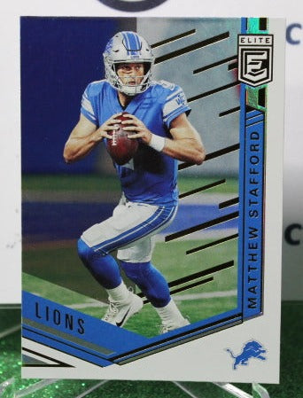 2018 PANINI DONRUSS ELITE MATTHEW STAFFORD # 30 NFL DETROIT LIONS GRIDIRON CARD