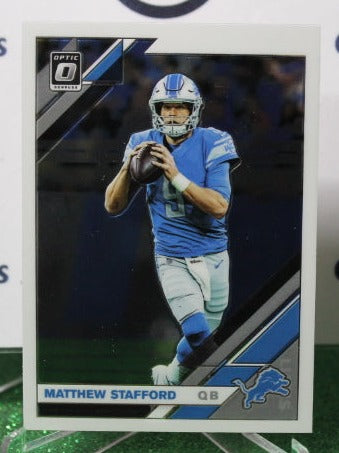 2019 PANINI DONRUSS OPTIC MATTHEW STAFFORD # 34 NFL DETROIT LIONS GRIDIRON CARD