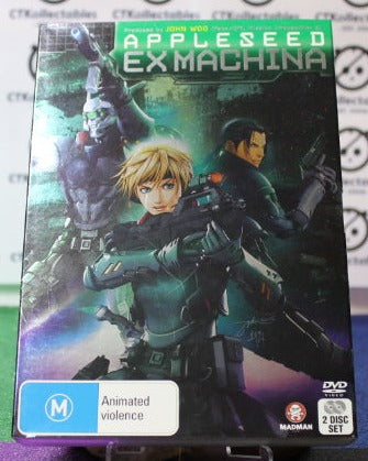 2007 APPLESEED EXMACHINA MOVIE DVD COMIC BOOK ANIME RELATED 2 DISC SET PREOWNED