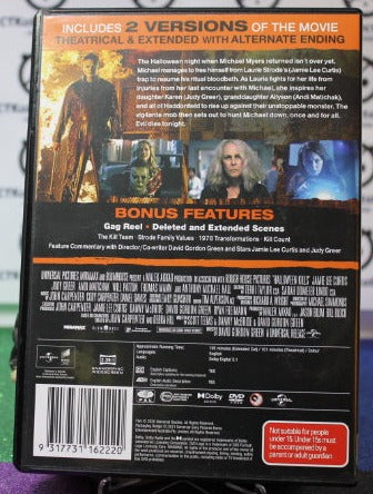 2020 HALLOWEEN KILLS EXTENDED CUT HORROR MOVIE  DVD  PREOWNED