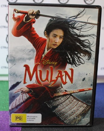 2020 MULAN DISNEY MOVIE  DVD  PREOWNED