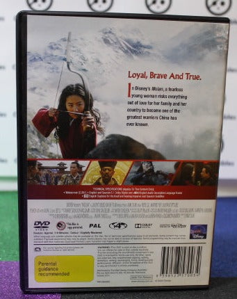 2020 MULAN DISNEY MOVIE  DVD  PREOWNED