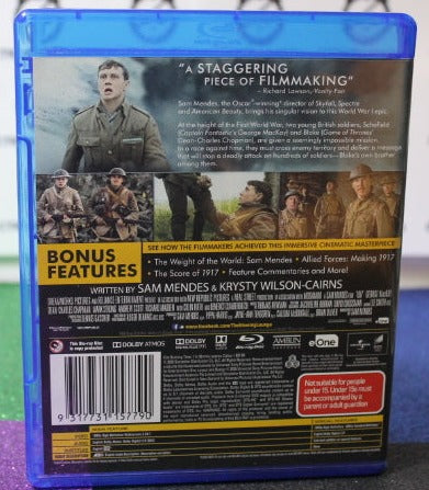 2020  WAR MOVIE 1917   BLU-RAY  PREOWNED