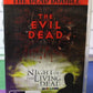 THE DEAD DOUBLE THE EVIL DEAD & NIGHT OF THE LIVING DEAD HORROR MOVIES  DVD  PREOWNED