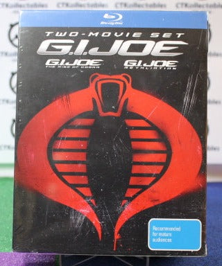 2009/13 G.I. JOE THE RISE OF COBRA / RETALIATION TWO- MOVIE SET  BLU-RAY  NEW SEALED