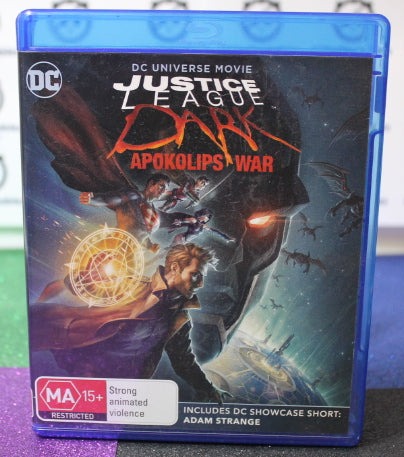 2020 JUSTICE LEAGUE DARK APOKOLIPS WAR DC UNIVERSE MOVIE  BLU-RAY  DC COMICS  PREOWNED