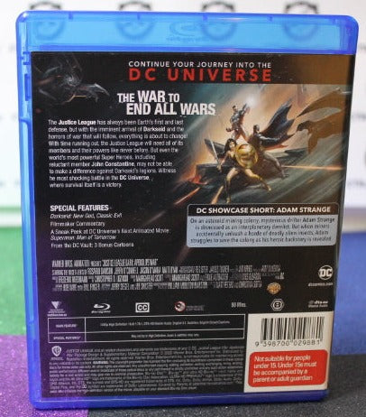 2020 JUSTICE LEAGUE DARK APOKOLIPS WAR DC UNIVERSE MOVIE  BLU-RAY  DC COMICS  PREOWNED