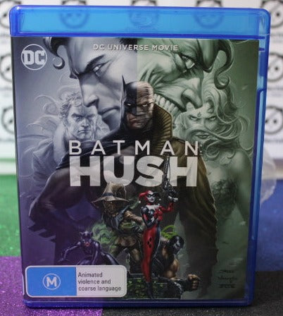 2019 BATMAN HUSH DC UNIVERSE ORIGINAL MOVIE  BLU-RAY DC COMICS  PREOWNED