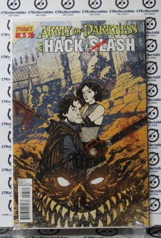 ARMY OF DARKNESS  VS HACK / SLASH # 5 VF DYNAMITE  COMIC BOOK 2014