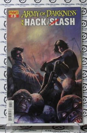 ARMY OF DARKNESS  VS HACK / SLASH # 6 HORROR DYNAMITE COMIC BOOK 2014