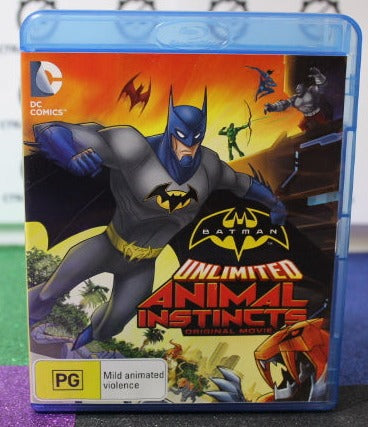 2015 BATMAN UNLIMITED ANIMAL INSTINCTS ORIGINAL MOVIE  BLU-RAY DC COMICS  PREOWNED