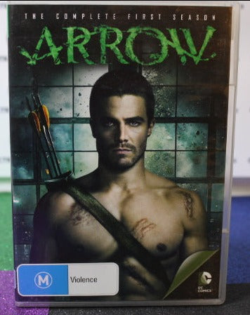 2012 ARROW THE COMPLETE FIRST SEASON DVD TV SERIES DC COMICS  PREOWNED