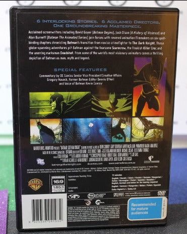 2008 BATMAN GOTHAM KNIGHT DC UNIVERSE ANIMATED ORIGINAL MOVIE  DVD DC COMICS  PREOWNED