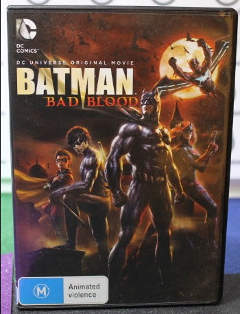 2016  BATMAN BAD BLOOD DC UNIVERSE ORIGINAL MOVIE  DVD DC COMICS  PREOWNED