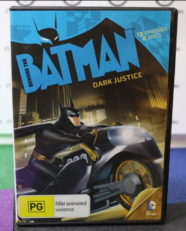 2015 BATMAN DARK JUSTICE 13 EPISODES 2 DISCS  DVD DC COMICS  PREOWNED