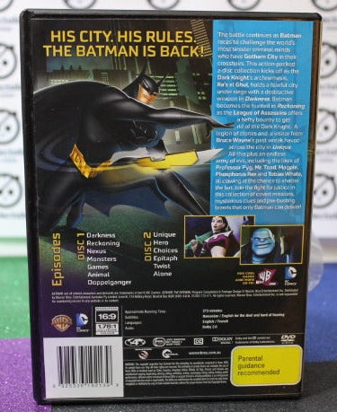 2015 BATMAN DARK JUSTICE 13 EPISODES 2 DISCS  DVD DC COMICS  PREOWNED