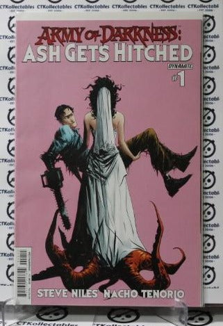 ARMY OF DARKNESS # 1 ASH GETS HITCHED VARIANT VF DYNAMITE  COMIC BOOK 2014