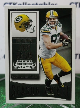 2015 PANINI CONTENDERS JORDY NELSON # 67 NFL GREEN BAY PACKERS GRIDIRON  CARD