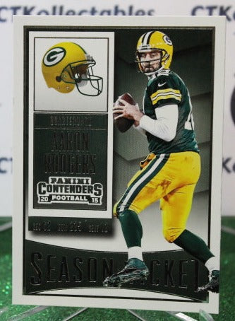 2015 PANINI CONTENDERS AARON RODGERS # 66 NFL GREEN BAY PACKERS GRIDIRON  CARD