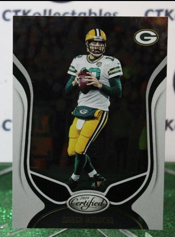 2019 PANINI CERTIFIED AARON RODGERS # 70 NFL GREEN BAY PACKERS GRIDIRON  CARD