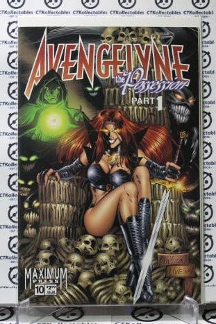 AVENGELYNE  # 10 THE POSSESSION P1  VF MAXIMUM HORROR COMIC BOOK 1997 MATURE READERS