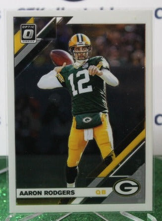 2019 PANINI DONRUSS OPTIC AARON RODGERS # 37 NFL GREEN BAY PACKERS GRIDIRON  CARD