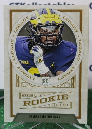 2019 PANINI LEGACY RASHAN GARY # 193 DRAFT ROOKIE NFL GREEN BAY PACKERS GRIDIRON  CARD