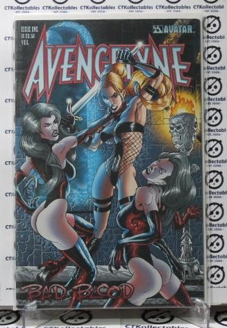 AVENGELYNE  # 1 BAD BLOOD  VF AVATAR HORROR COMIC BOOK 2000 MATURE READERS