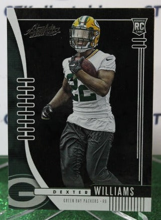 2019 PANINI ABSOLUTE DEXTER WILLIAMS # 157 ROOKIE NFL GREEN BAY PACKERS GRIDIRON  CARD