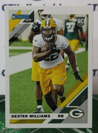 2019 PANINI DONRUSS  DEXTER WILLIAMS # 296 ROOKIE NFL GREEN BAY PACKERS GRIDIRON  CARD