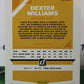 2019 PANINI DONRUSS  DEXTER WILLIAMS # 296 ROOKIE NFL GREEN BAY PACKERS GRIDIRON  CARD