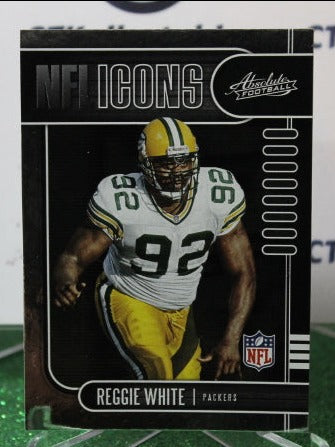 2019 PANINI ABSOLUTE REGGIE WHITE # 20 NFL ICONS GREEN BAY PACKERS GRIDIRON  CARD