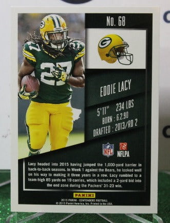 2015 PANINI CONTENDERS EDDIE LACY # 68 NFL GREEN BAY PACKERS GRIDIRON  CARD
