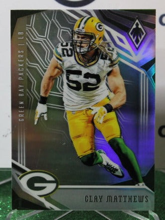 2018 PANINI PHOENIX CLAY MATTHEWS # 38 FOIL NFL GREEN BAY PACKERS GRIDIRON  CARD