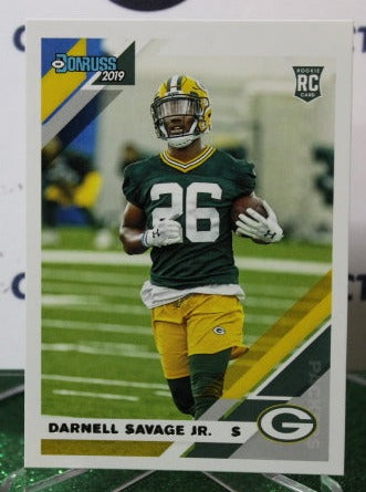 2019 PANINI DONRUSS DARNELL SAVAGE JR. # 259 ROOKIE NFL GREEN BAY PACKERS GRIDIRON  CARD