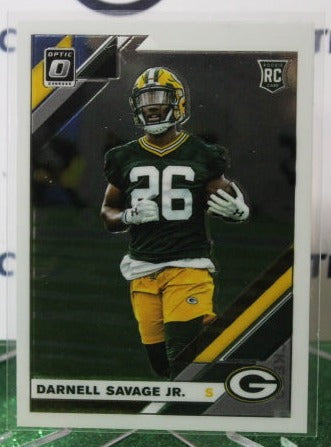 2019 PANINI DONRUSS OPTIC DARNELL SAVAGE JR. # 109 ROOKIE NFL GREEN BAY PACKERS GRIDIRON  CARD