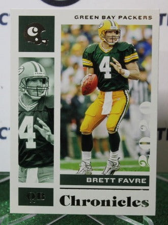 2020 PANINI CHRONICLES BRETT FAVRE # 36 NFL GREEN BAY PACKERS GRIDIRON  CARD