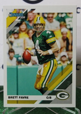 2019 PANINI DONRUSS BRETT FAVRE # 105 NFL GREEN BAY PACKERS GRIDIRON  CARD