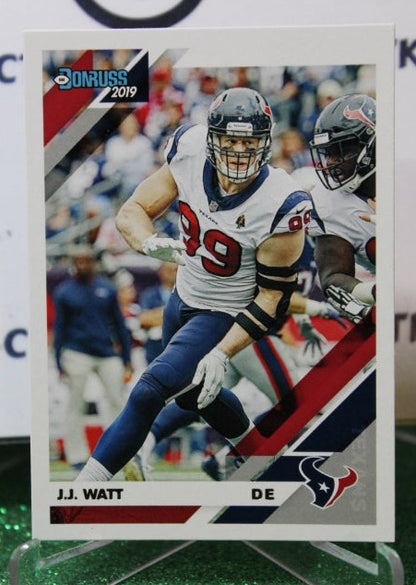 2019 PANINI DONRUSS J.J. WATT # 107  NFL HOUSTON TEXANS GRIDIRON  CARD